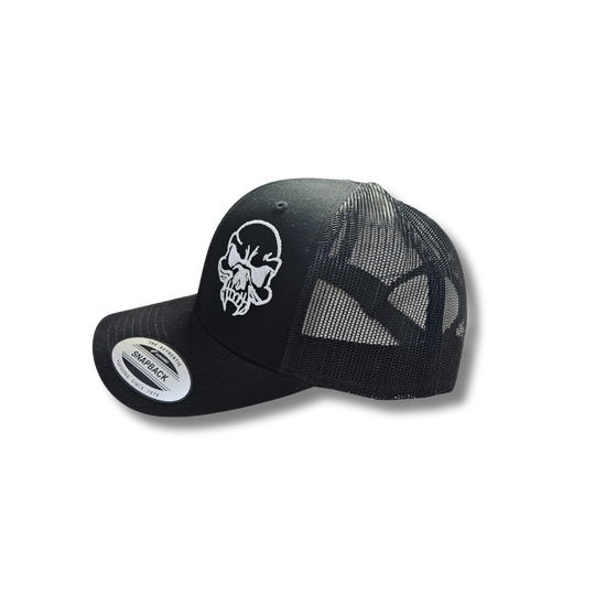 Black Retro Trucker Cap