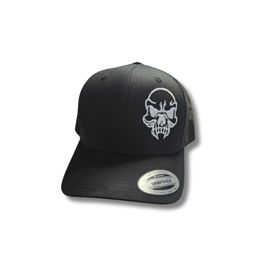 Black Retro Trucker Cap